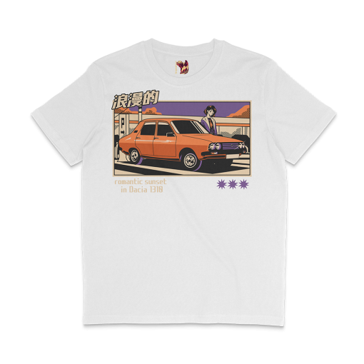 DACIA 1310 ANIME MEDIUM FIT T-Shirt Unisex - imagine 3